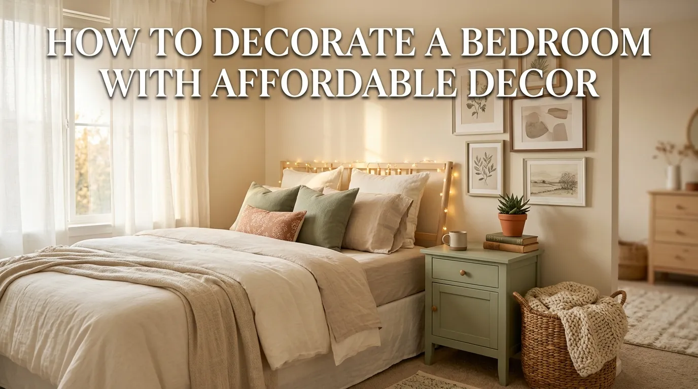 How to Decorate a Bedroom with Affordable Decor