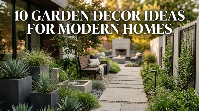 10 Garden Decor Ideas for Modern Homes