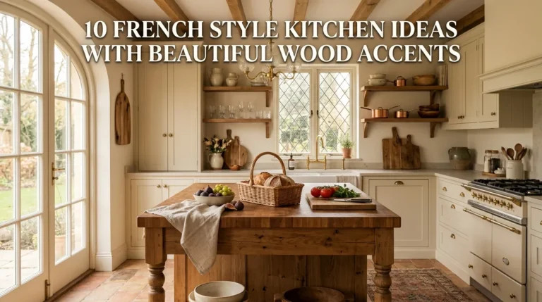 10 French Style Kitchen Ideas with Beautiful Wood Accents
