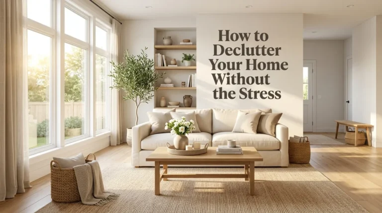 How to Declutter Your Home Without the Stress