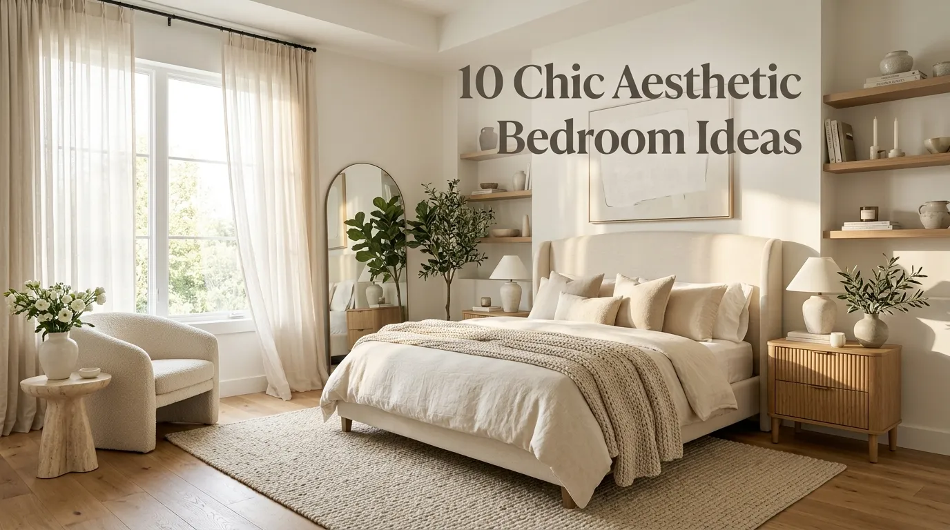 10 Chic Aesthetic Bedroom Ideas