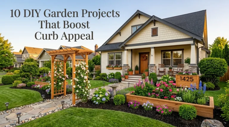 10 DIY Garden Projects That Boost Curb Appeal