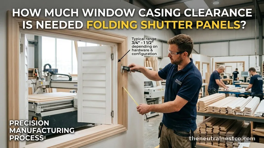 Precision in the Manufacturing Process - How Much Window Casing Clearance Is Needed for Folding Shutter Panels?